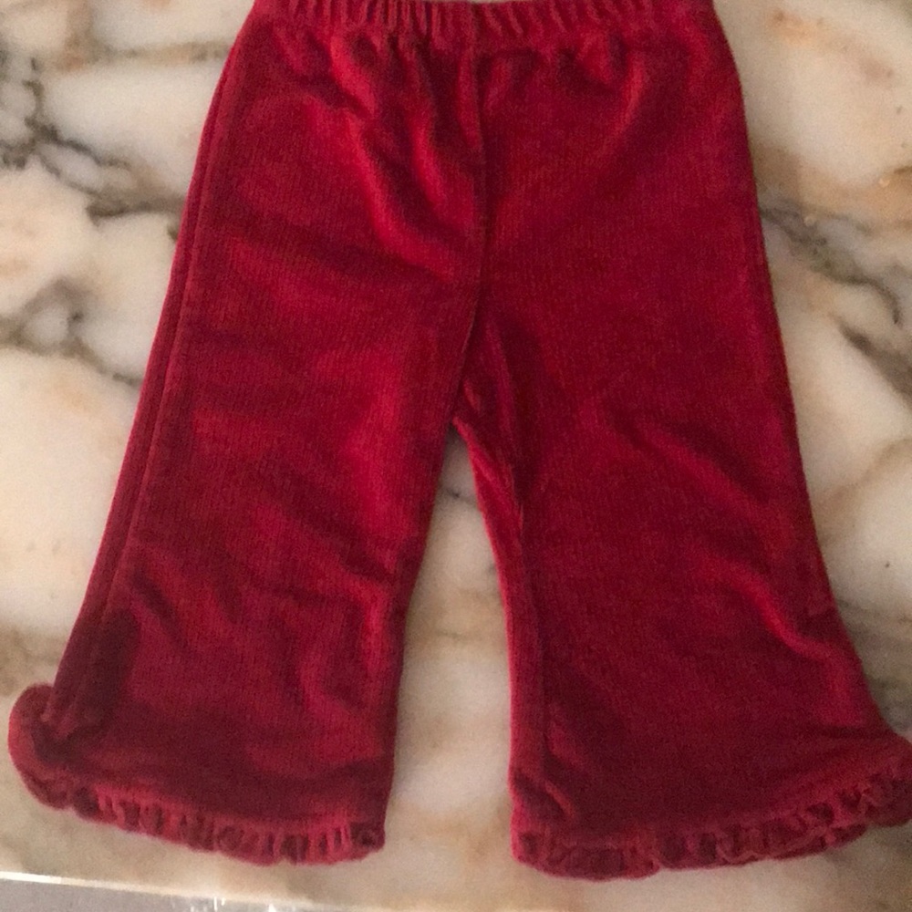 Infant Girls Red Pants